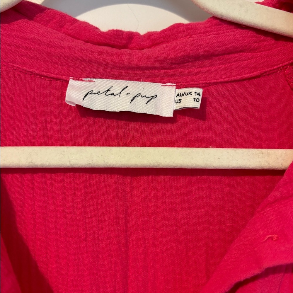 Petal & Pup Vibrant Pink Maxi Dress - Picture 3 of 4